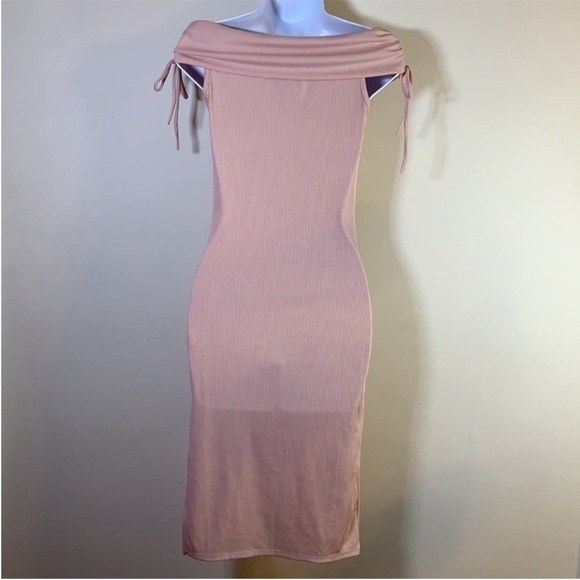 NEW! Lulus Never Enough Blush Pink Bodycon Dress. Medium. - Picture 11 of 11